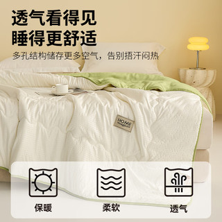 无印良品A类抗菌大豆纤维夏被可机洗空调被子凉感被芯亲肤夏凉被150*200cm