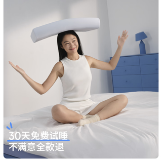 蓝盒子小蓝枕N2记忆棉枕头成人深睡枕芯助眠慢回弹宿舍透气浅蓝10cm 10cm 【单只】