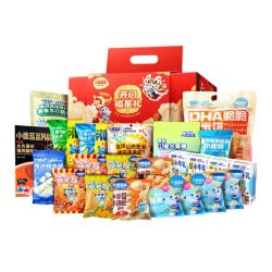 小鹿蓝蓝 年货大礼包 零食双开门福星礼 1221g（共15种）