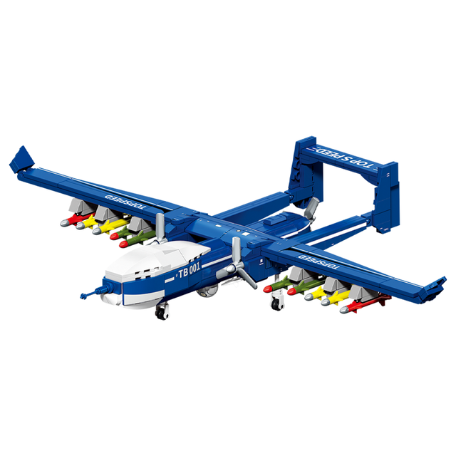 森宝积木 强国雄风系列 202273 双尾蝎无人机