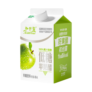 和丝露 苹果醋果汁饮料0脂低糖整箱100%果汁发酵送礼488ml*15瓶