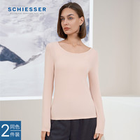  SCHIESSER/舒雅 玻尿酸美肌 女士针织保暖长袖上衣  L