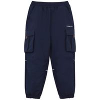 探路者(TOREAD) 儿童裤子男女中大童装秋冬季款休闲运动工装长裤子 藏蓝 150