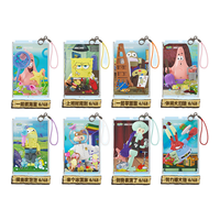 AREA-X砖区海绵宝宝联名积木玩具潮玩盲盒 比奇堡的一天 端盒