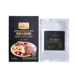 1号会员店 OM 菌菇火锅底料 (150g+12g)*2袋/盒 清汤火锅底料 鲜松茸菌汤料