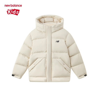  new balance 儿童羽绒服  110 身型105-115cm 米黄色