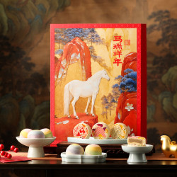 御茶膳房 月饼礼盒中秋节送礼礼品休闲零食大礼包糕点点心北京特产礼物720g