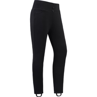 雪中飞羽绒裤女加绒裤松紧腰修身显瘦保暖裤拉长腿型时尚休闲百搭鹅绒裤 黑色 L (170)