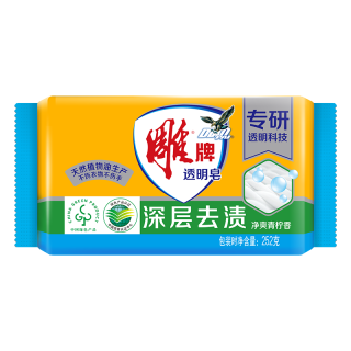雕牌 透明皂 252g 净爽青柠香