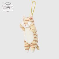 LIV HEART LIVHEART sorry猫毛绒挂件公仔猫咪玩偶钥匙扣挂偶饰品新年礼物