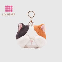 LIV HEART LIVHEART 茶米猫和朋友们 三花猫挂偶可爱小猫咪包包挂件花猫挂饰