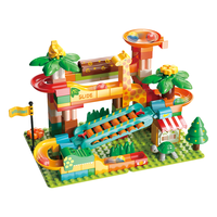 费乐（FEELO）兼容乐高大颗粒积木拼装玩具儿童男女孩新年琴滑道Y32323