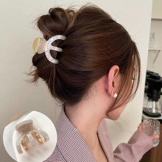 奇美拉 【高级感醋酸鲨鱼夹】时髦加分后脑勺束发发夹盘发发饰头饰