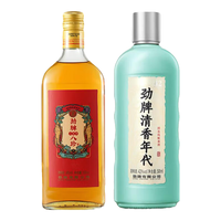 劲牌 清香年代42度/53度 500mL 口粮酒 清香型草本白酒基酒 纯粮基酒 42度 500mL 1瓶 +人参八珍酒1瓶