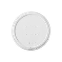 公牛led超薄吸顶灯白阳台厨房过道卧室家用节能防尘透明灯罩圆形