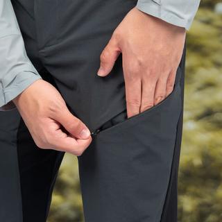  DECATHLON/迪卡侬 速干 男士徒步长裤  黑灰色-亚洲版型 L
