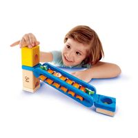Hape夸得瑞拉升级配件-滑梯琴轨3岁以上益智玩具滚珠积木拼搭儿童