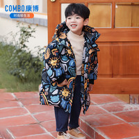 sosomei/秀秀美 加厚保暖 儿童羽绒服 黑色1260 90