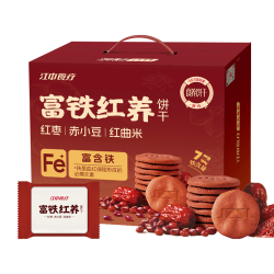 江中食疗 富铁红养酥性饼干 900g 礼盒装