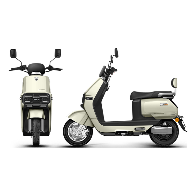 移动端、京东百亿补贴：立马电动车 立马（LIMA）电动摩托车莱米 超威72V长续航电瓶车NFC用电动车 瓦松绿