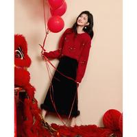 限尺码：尚静 25年冬新保暖蝴蝶装饰针织衫