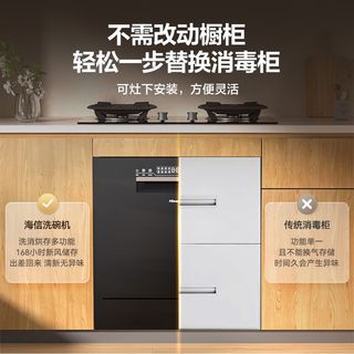  Hisense/海信 WQ12-C310Pro 变频节能 嵌入式洗碗机