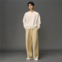 GIORDANO CONCEPTS 【修腿型神裤】双面空气层松紧腰针织卫裤休闲裤 12115052