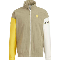 adidas 男款防风休闲时尚潮流情侣外套防风透气舒适外套HD4639 A/