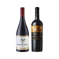 MONTES/蒙特斯 智利原瓶 红葡萄酒组合 单支装 750ml