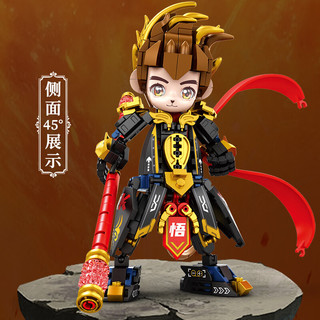  TOPTOYSGO/创玩世代 国潮西游机甲 儿童积木玩具