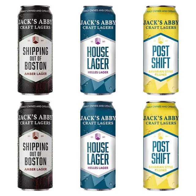 Brouczech杰克艾比 美国进口精酿啤酒 下班皮尔森招牌清亮拉格啤酒 杰克艾比经典口味 473mL 6罐 组合装