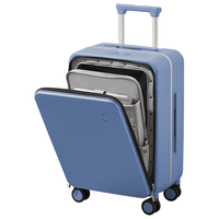 米熙 大容量前开盖铝框拉杆箱  20英寸