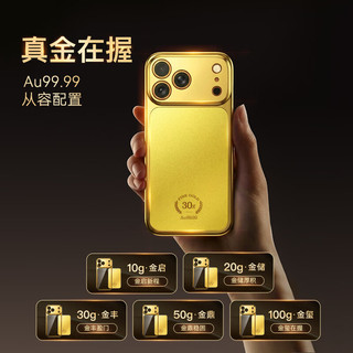 京东京造黄金手机壳 投资金条30g足金9999 新年适配iPhone 17 Pro Max 30g