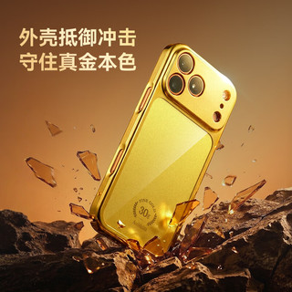 京东京造黄金手机壳 投资金条30g足金9999 新年适配iPhone 17 Pro Max 30g