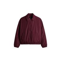 H&M2026春季男装夹薄棉外套1316516 酒红色 L 175/108