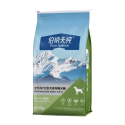 伯纳天纯 中大型犬全价通用狗粮 17kg 羊肉蔓越莓味