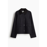 HM女装短外套冬季法式慵懒风巴恩风户外工装夹克1288081 160/88