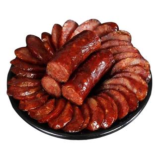 佳盈广式腊肠腊味香肠腊味家用食材蒸腊肠川味麻辣猪肉肠年货 2500g麻辣肠5斤散装/整箱
