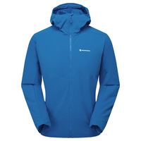 MONTANE盟泰恩KHAMSIN HOODIE户外软壳加绒男 防风耐磨保暖弹力舒适外套 NEPTUNE BLUE 海王星蓝 L