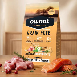 Ownat 奥那特，猪肉三文鱼猫粮6kg
