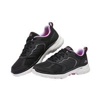  SKECHERS/斯凯奇 透气耐磨 女士运动鞋  黑色/多彩色/BKMT 36