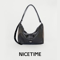  NICETIME 植鞣羊皮 女士单肩斜挎包