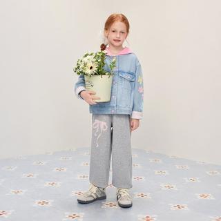  Mini Peace 蝴蝶结 女童运动裤