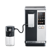 摩飞 电器（Morphyrichards）咖啡机全自动家用办公 美式咖啡机意式奶咖自动打奶泡研磨一体机 双温萃取自动清洗 MR7006