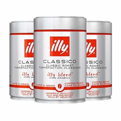 淘金币可用、88VIP：意利 中度烘焙咖啡豆 250g*3罐