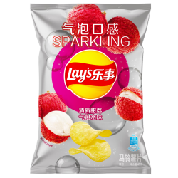 乐事 清新甜荔气泡水味 40g