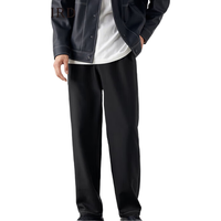 太平鸟男装明线西服套装男士休闲西服便服外套 西裤(直筒) S
