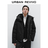  URBAN REVIVO 超宽松 男士羽绒服  S