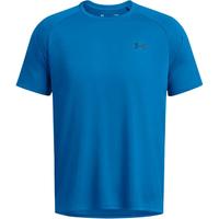 安德玛（UNDERARMOUR）短袖男子春夏COOLSWITCH训练服透气半袖跑步运动T恤 1326413-406蓝色/凉爽透气 2XL XXL