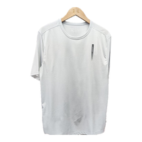 安德玛（UNDERARMOUR）短袖男子春夏COOLSWITCH训练服透气半袖跑步运动T恤 1370362-014灰白色/干爽透气 L